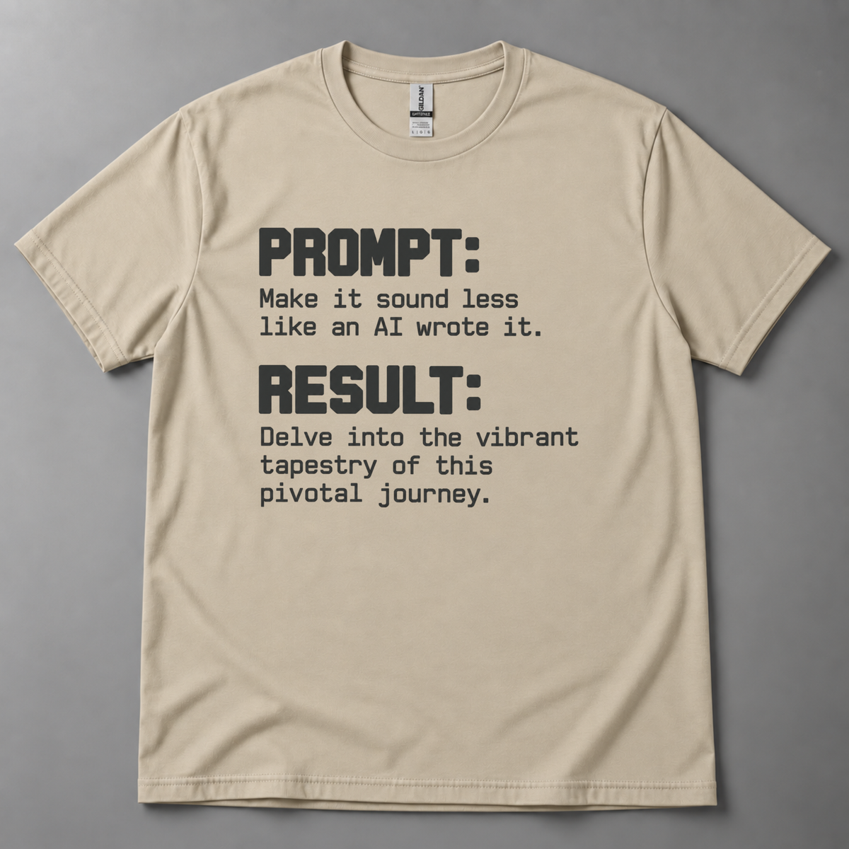 Make it sound less AI T-Shirt