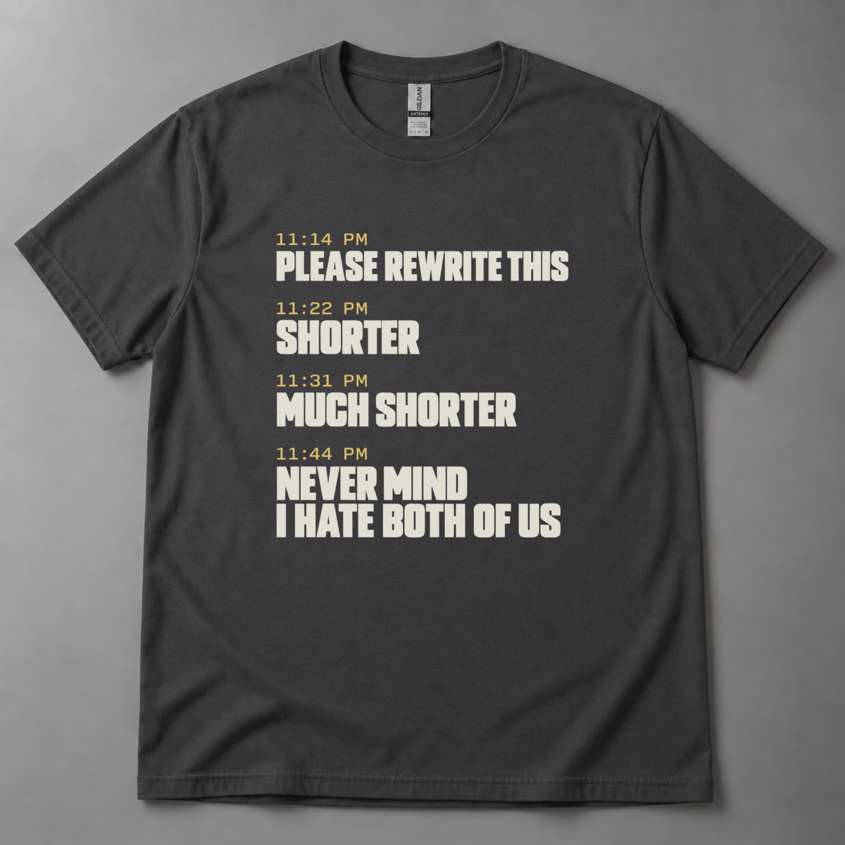 Please rewrite this AI T-Shirt
