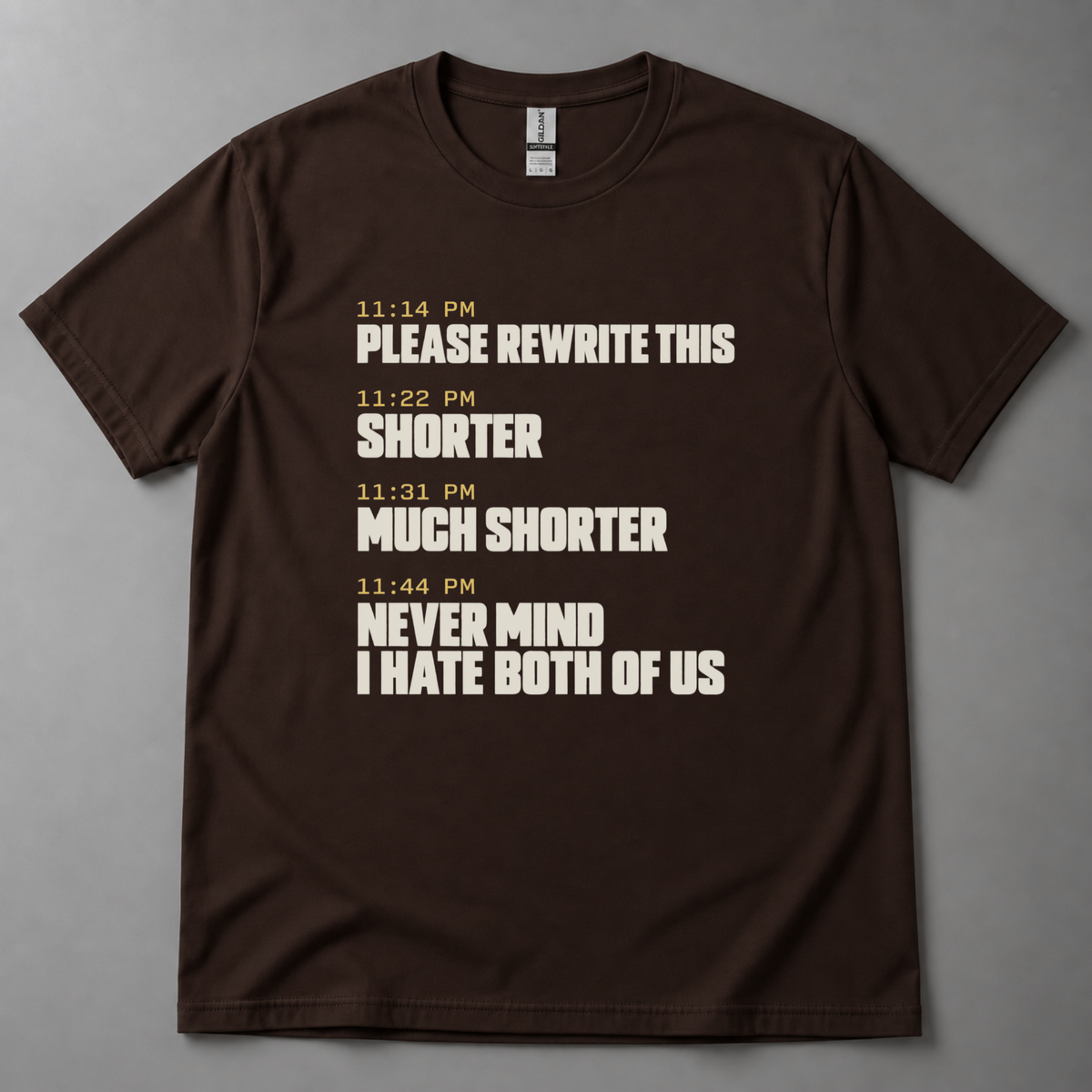 Please rewrite this AI T-Shirt