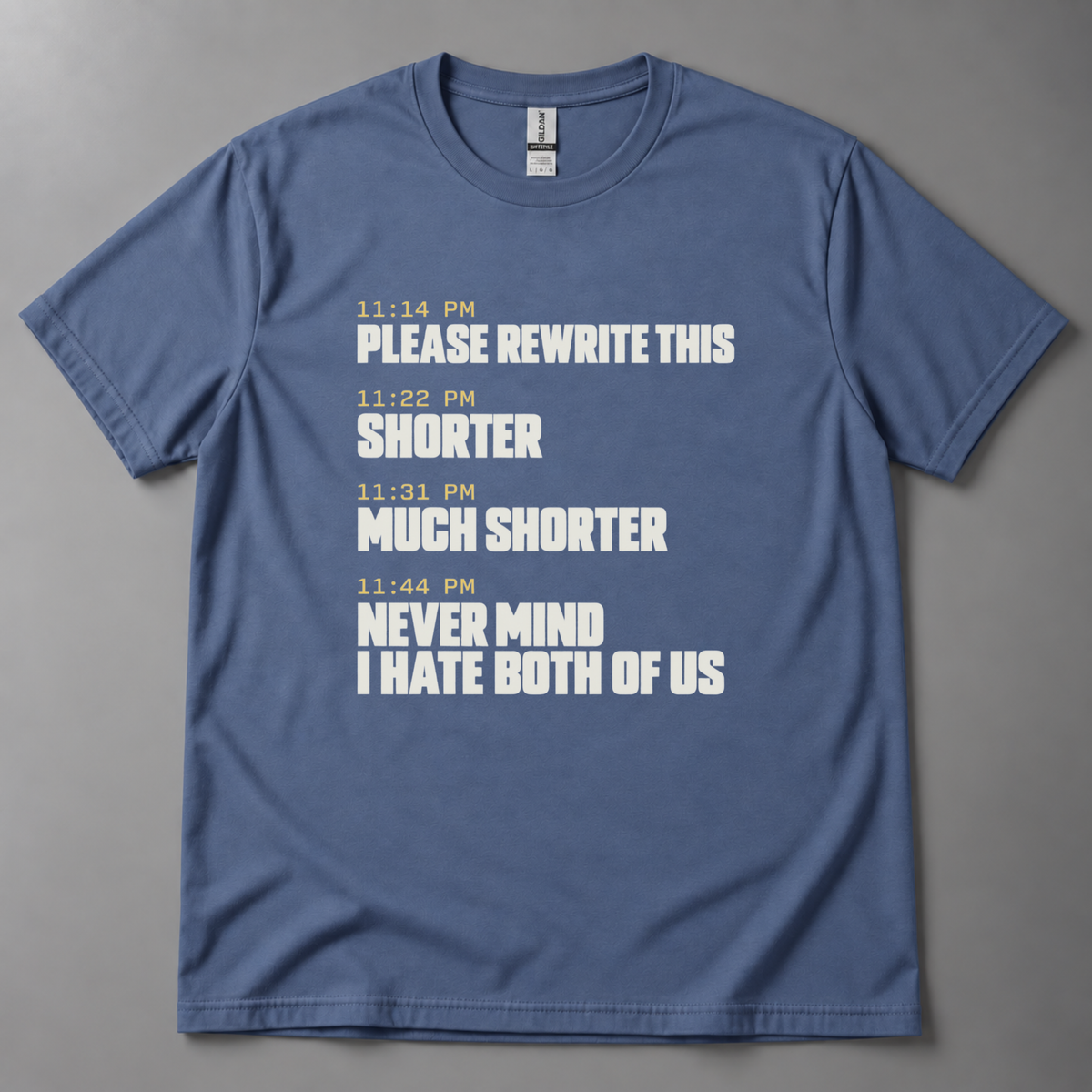 Please rewrite this AI T-Shirt