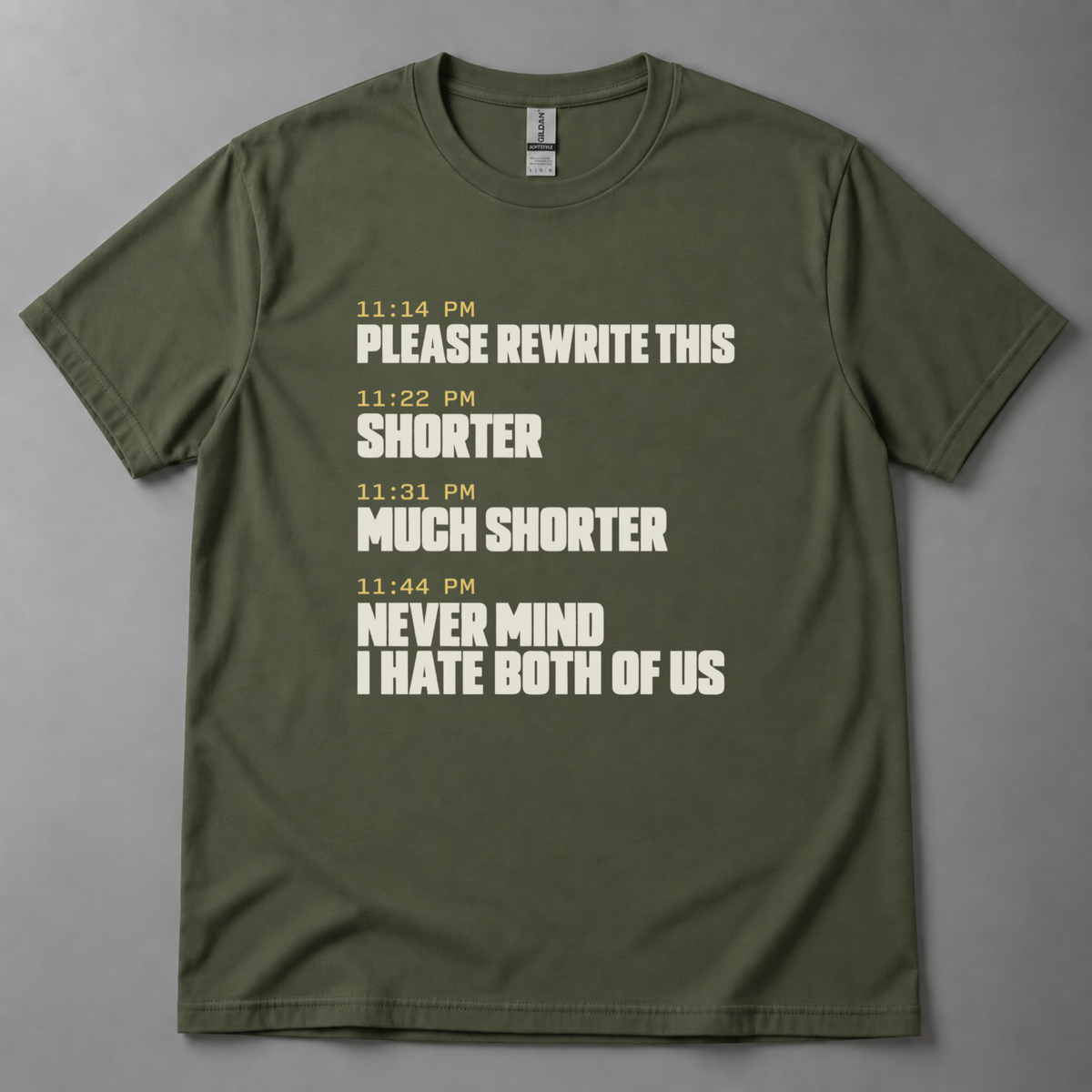 Please rewrite this AI T-Shirt