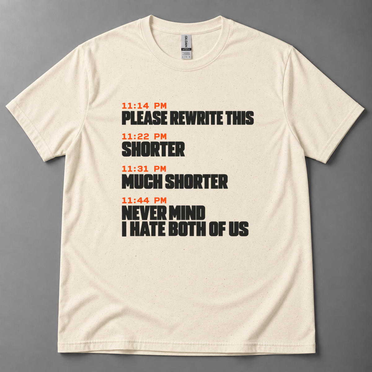 Please rewrite this AI T-Shirt