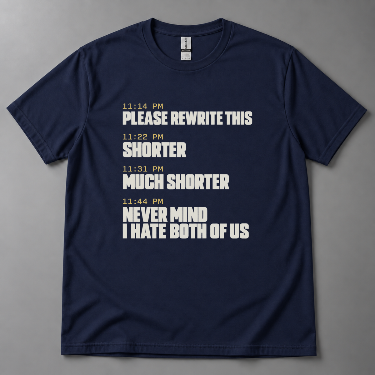 Please rewrite this AI T-Shirt