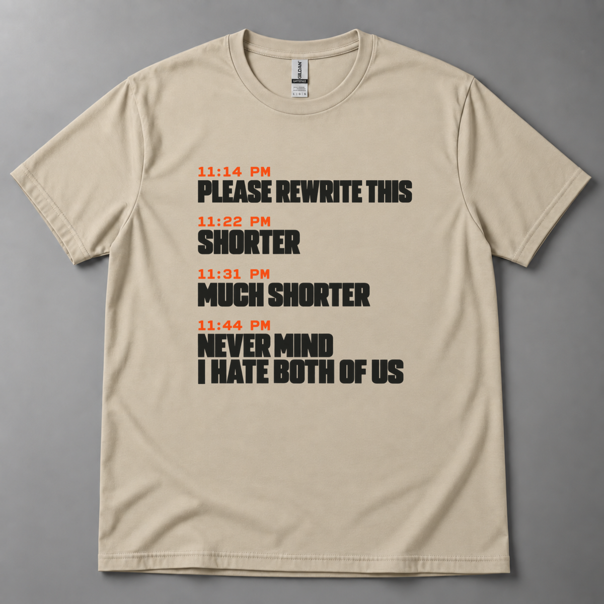 Please rewrite this AI T-Shirt