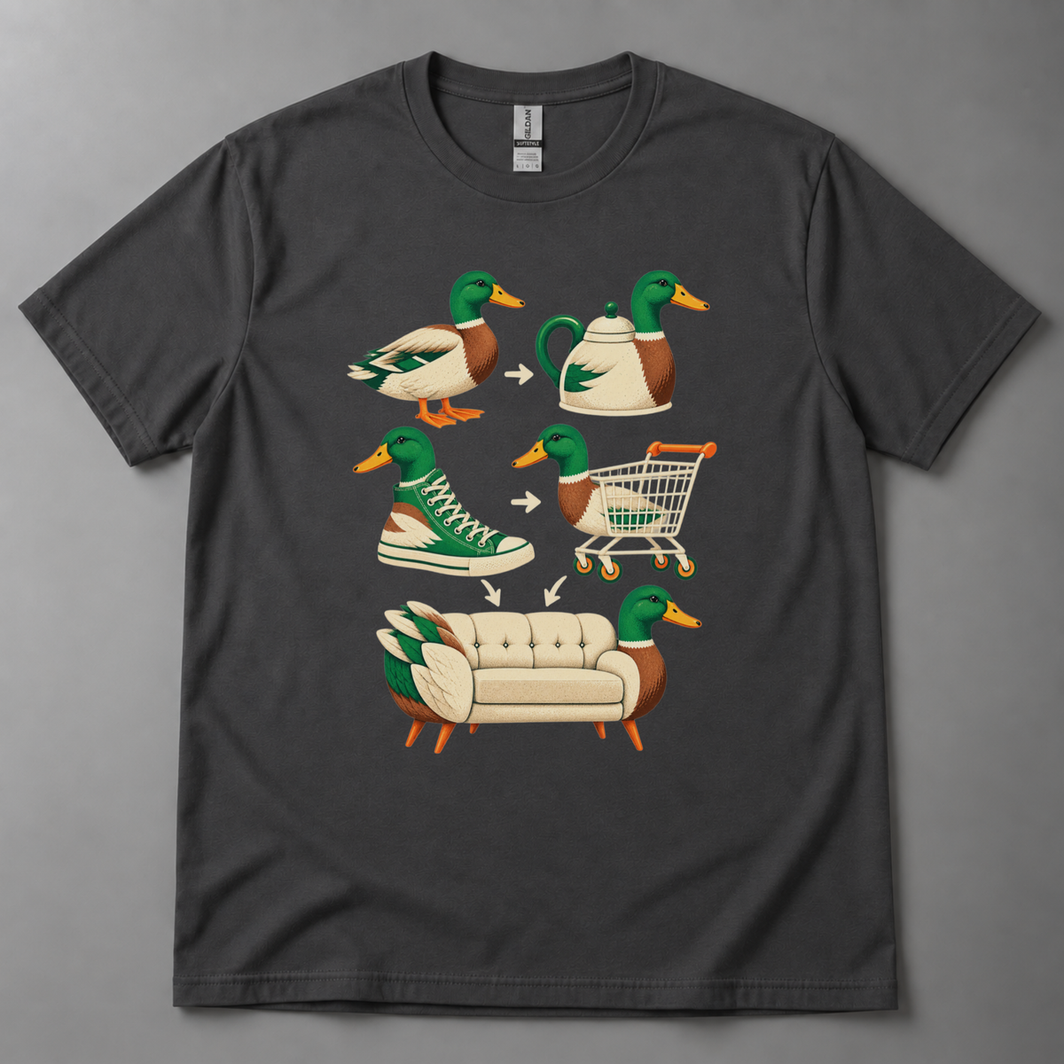 Generate me a duck T-Shirt
