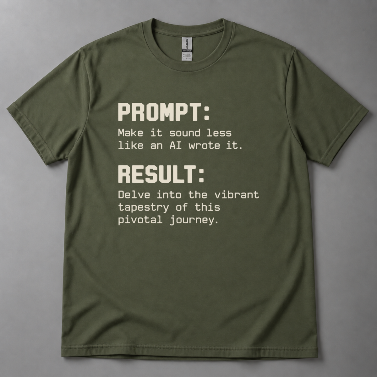 Make it sound less AI T-Shirt