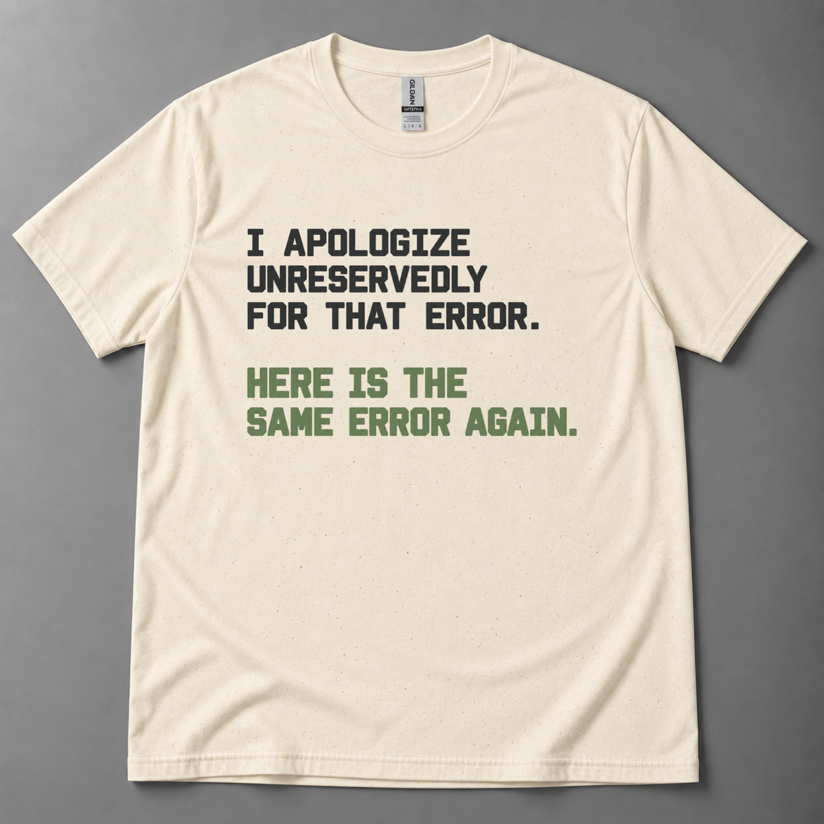 I apologize unreservedly AI T-Shirt
