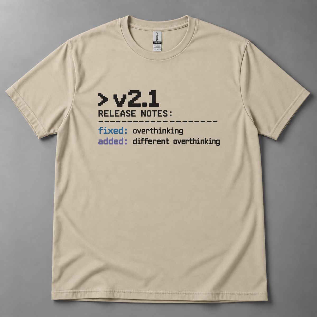 v2.1 release notes overthinking T-Shirt