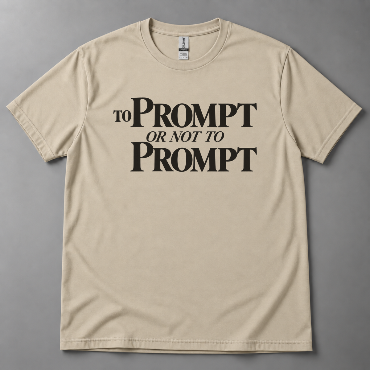 To prompt or not to prompt T-Shirt